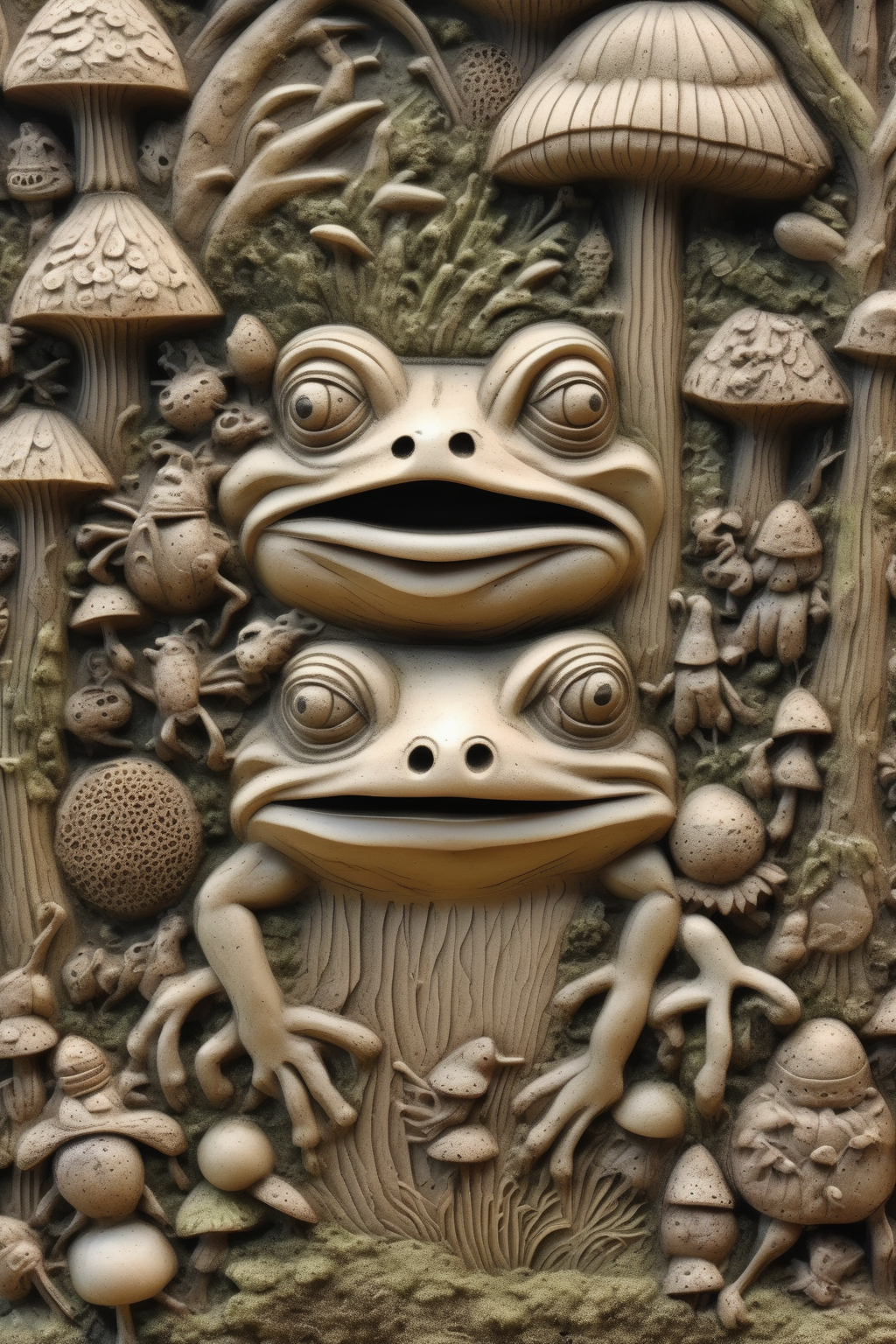 00132-4263302452-_lora_BAS-RELIEF_1_BAS-RELIEF - insanely detailed and complex ancient carved relief in wood in a forest of the hermit as a frog.png